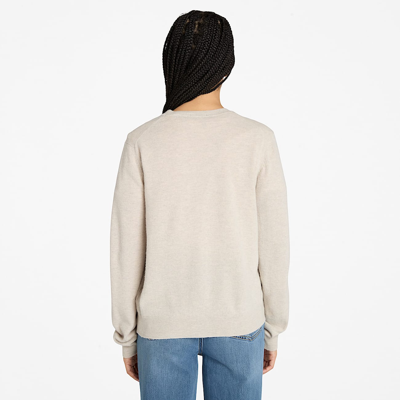 Timberland Merino Cardigan for Women in Beige TBL Beige ALT9