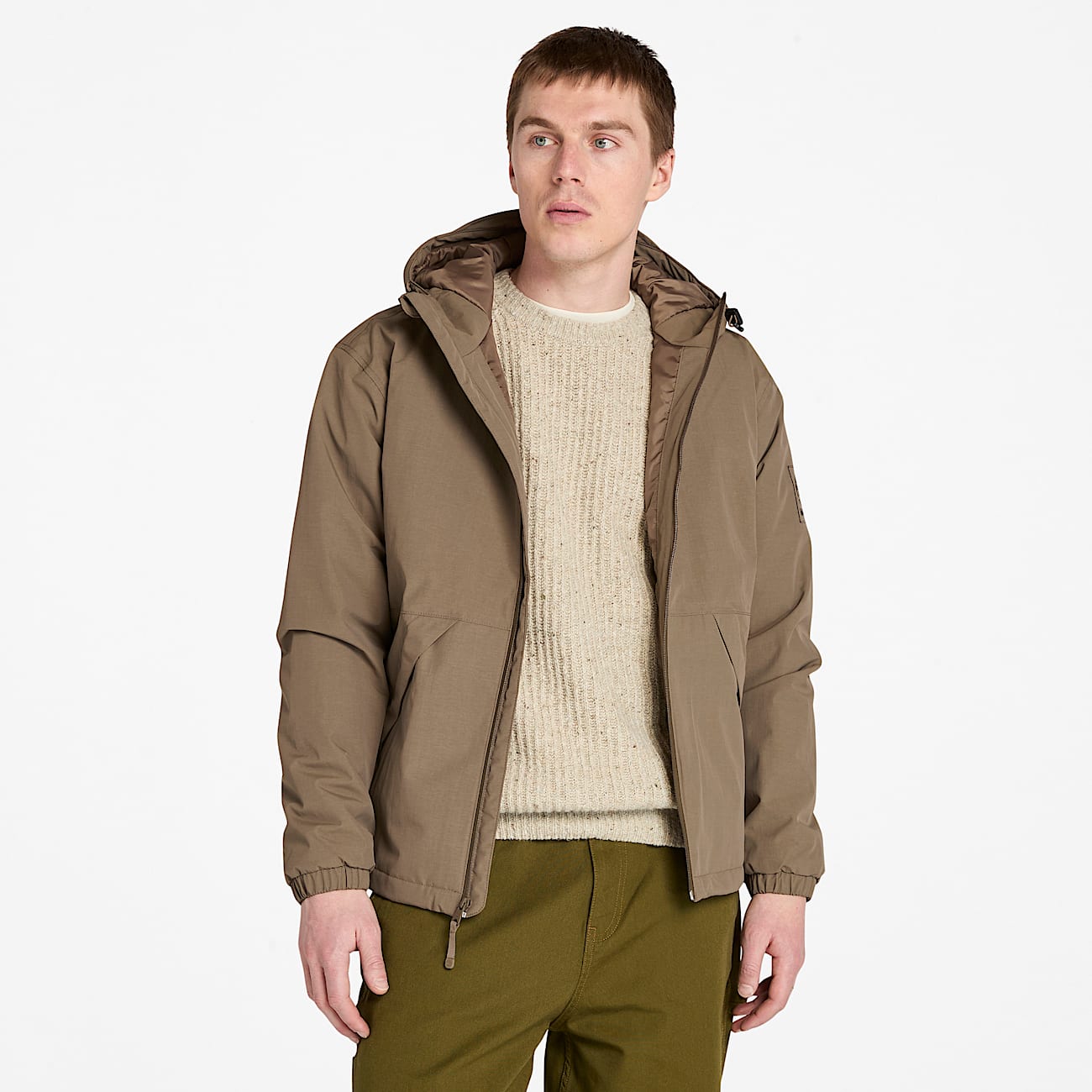 Winnick Waterproof Insulated Jacket for Men in Brown TBL Brown HERO