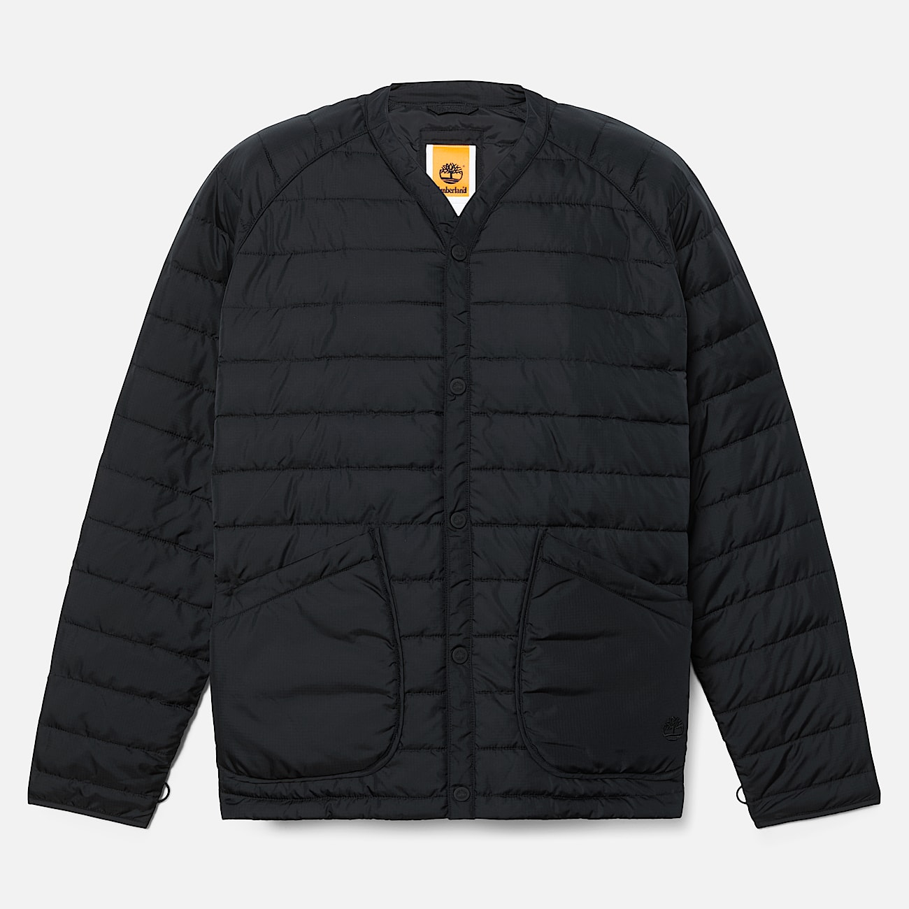 Quilted Lightweight Insulated Jacket for Men in Black TBL Black ALT10