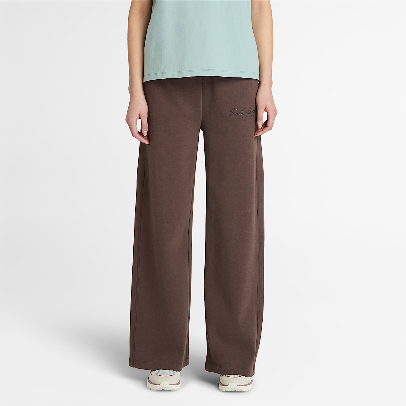 Lush Comfort Palazzo Trousers for Women in Brown TBL Brown HERO