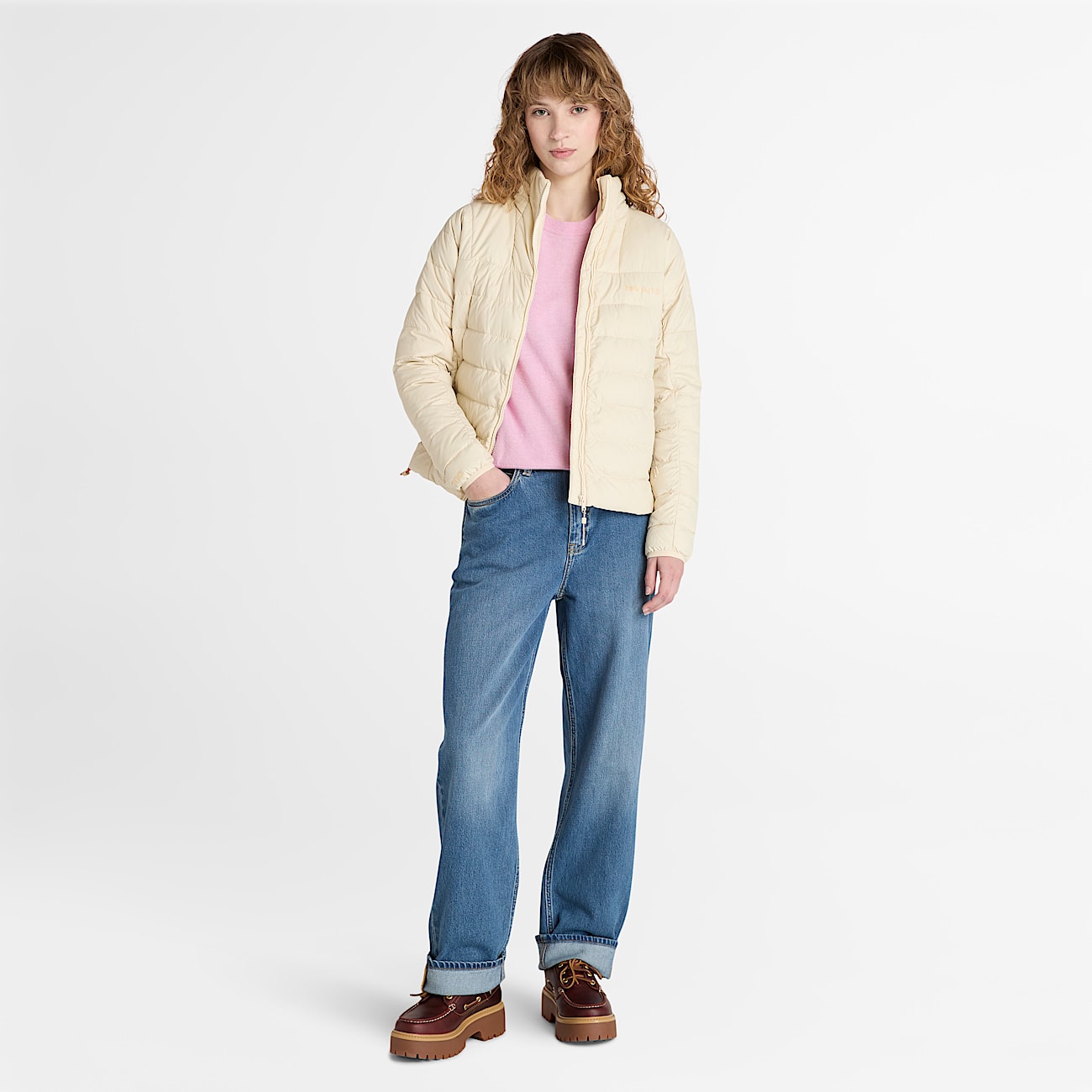 Merino Crewneck Jumper for Women in Pink TBL Pink ALT1