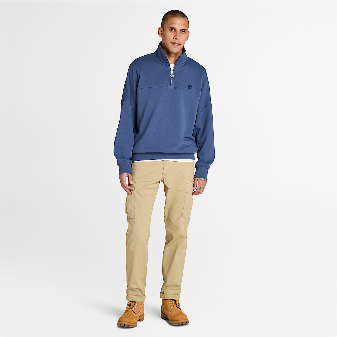 Pantalon cargo en sergé Timberland® Brookline pour homme en beige - 2