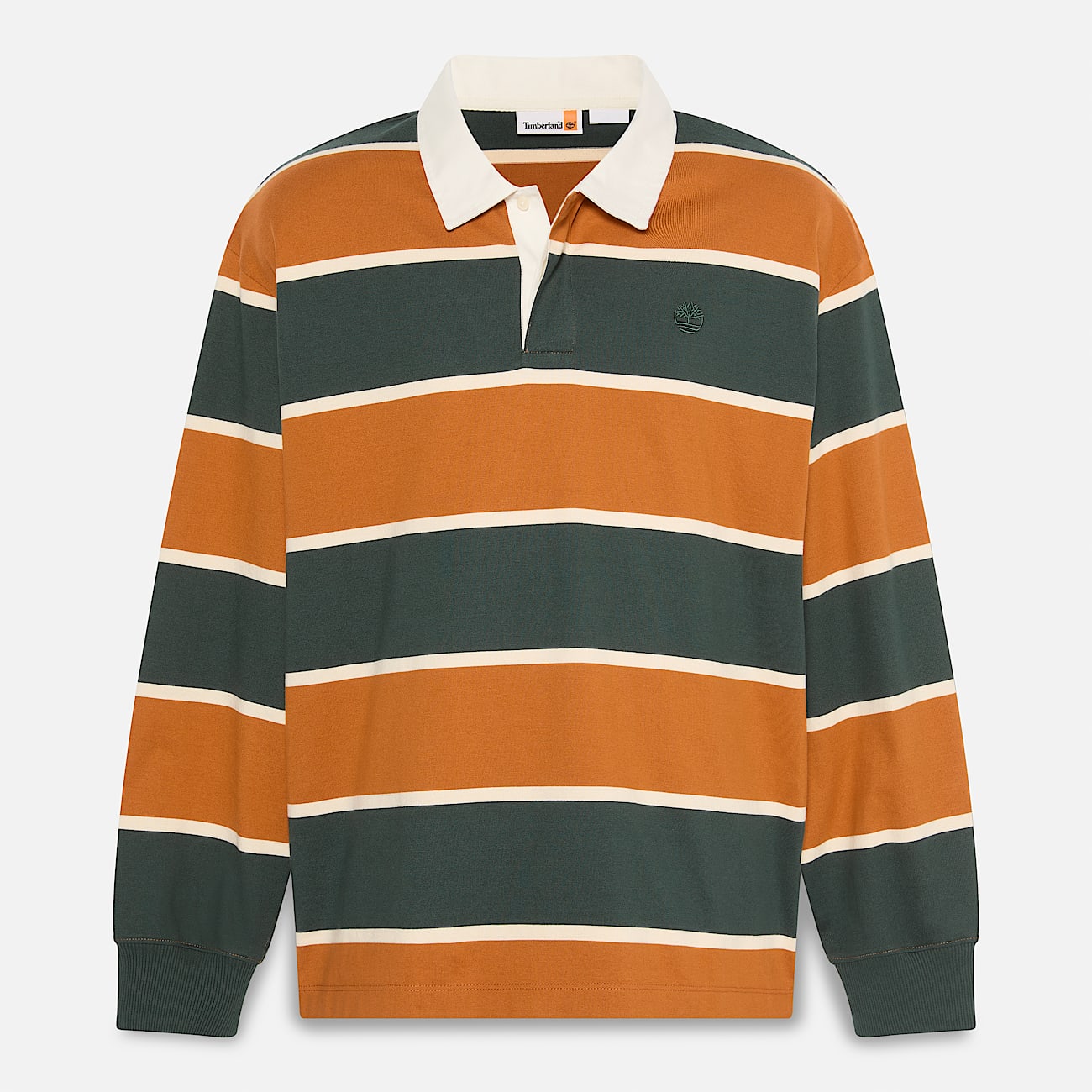 Polo Rugby in marrone/verde scuro - 5