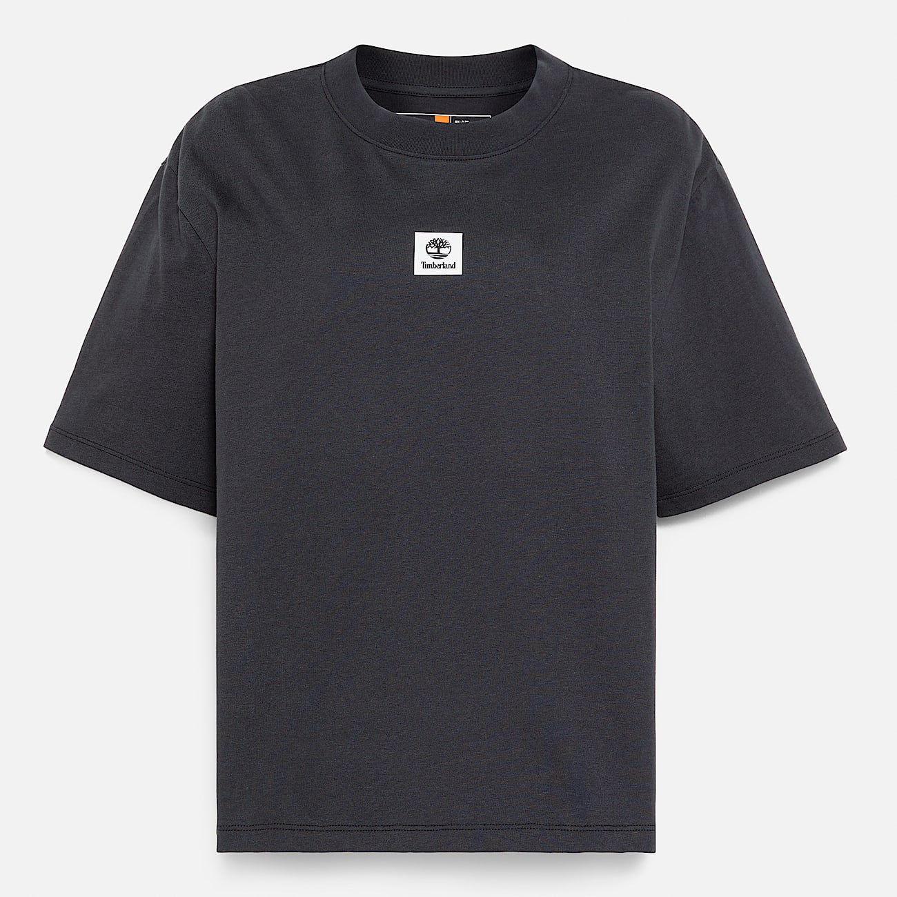 Kurzrmeliges Timberland TShirt mit StackLogo fr Damen in Schwarz TBL Schwarz ALT10