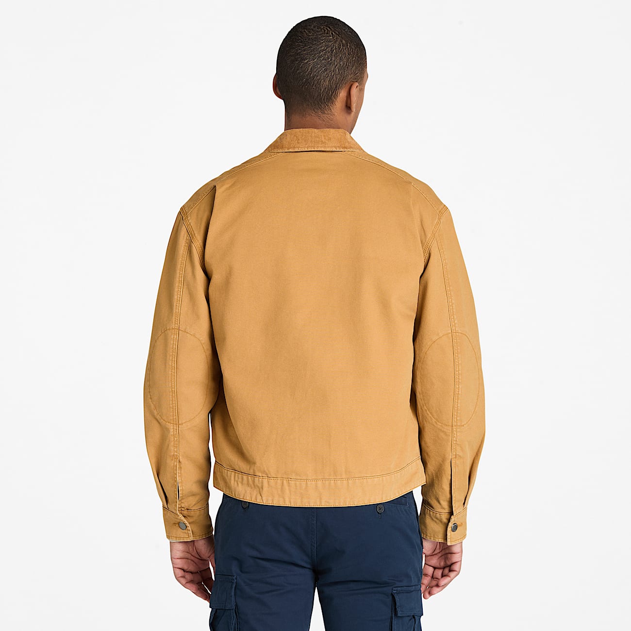 Strafford Jacke aus gewaschenem Canvas für Herren in Gelb - 5