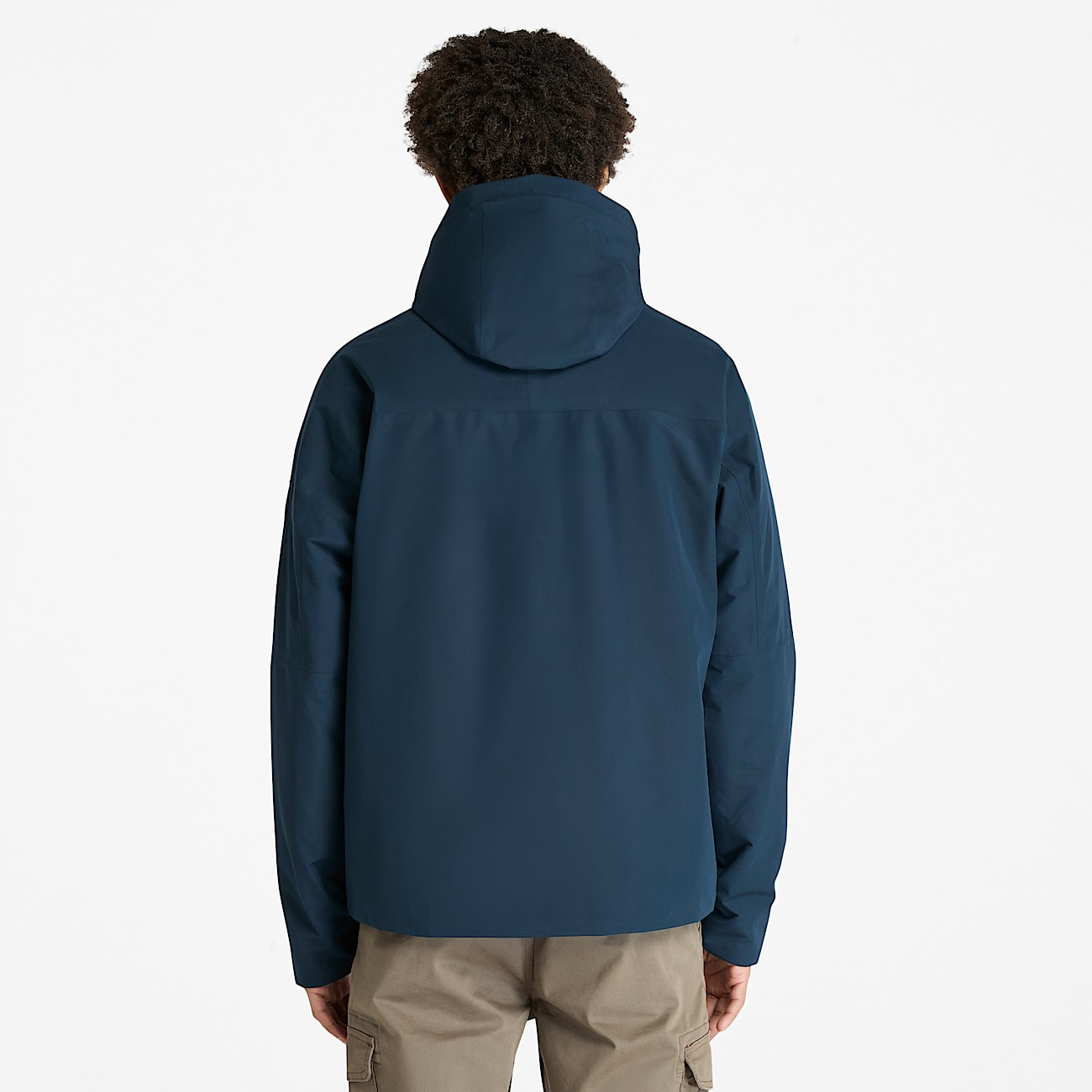 Water-Resistant Insulated Jacket for Men in Dark Blue - 4