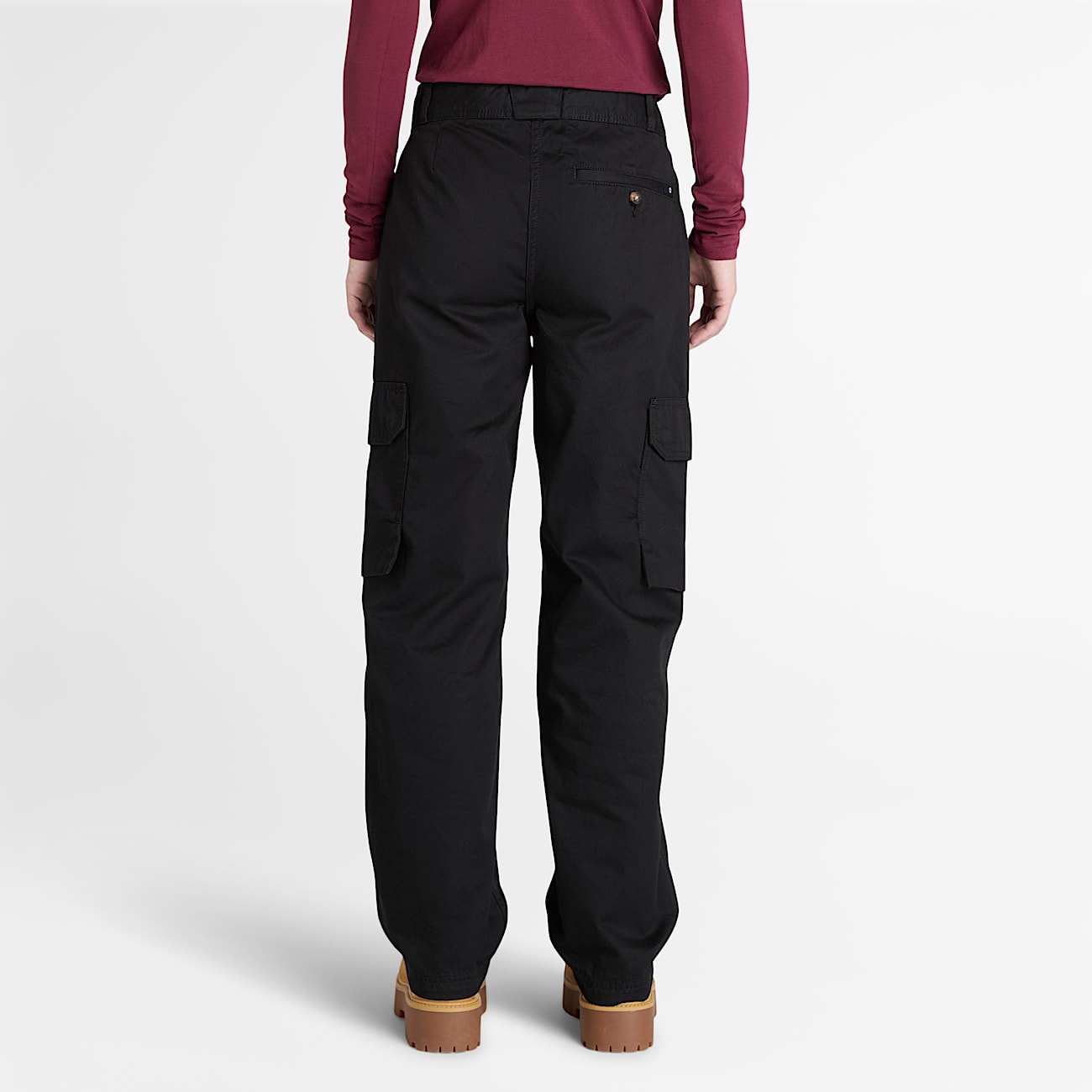 Brookline Utility Cargo Pants for Women in Black TBL Black ALT9