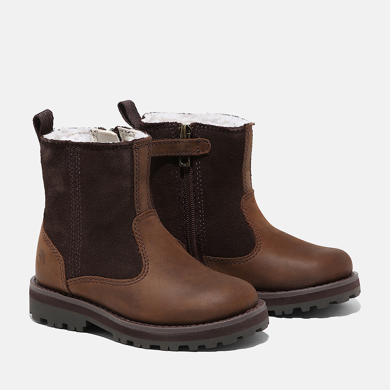 Courma Kid Warmlined Boot for Toddler in Dark Brown TBL Brown ALT3