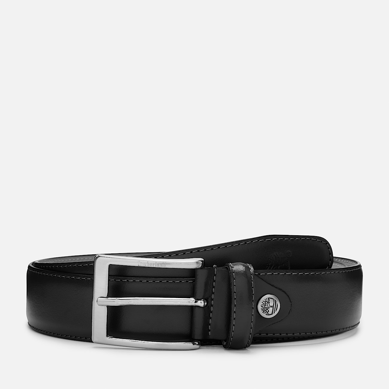 Ceinture en cuir Birch Point pour homme en noir TBL noir HERO