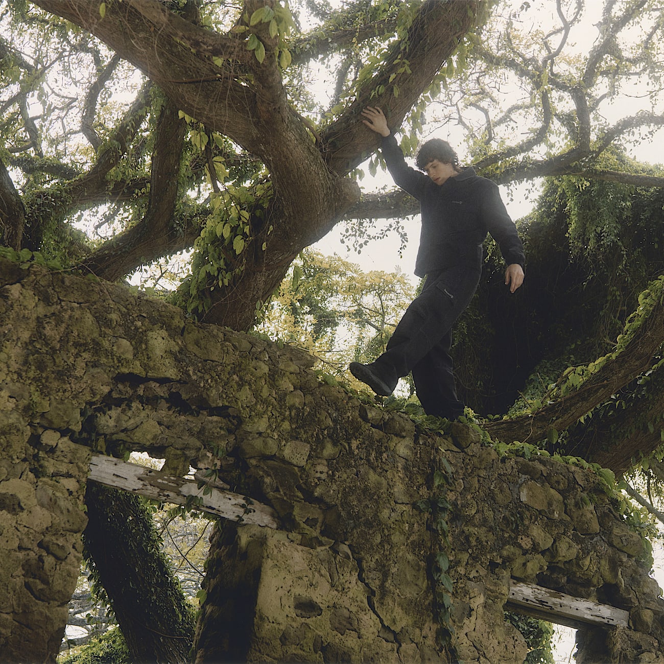 All Gender Washed Duck Canvas Insulated Jacket in Black TBL Black MKTG1