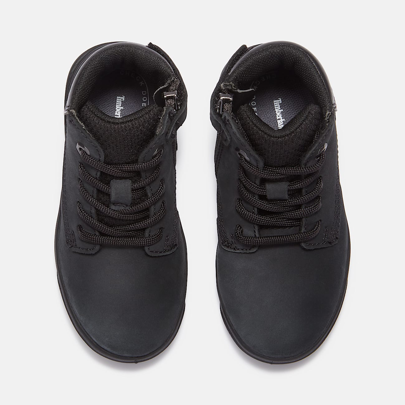 Seneca Bay Zip  Laceup Trainer for Toddler in Black TBL Black ALT2