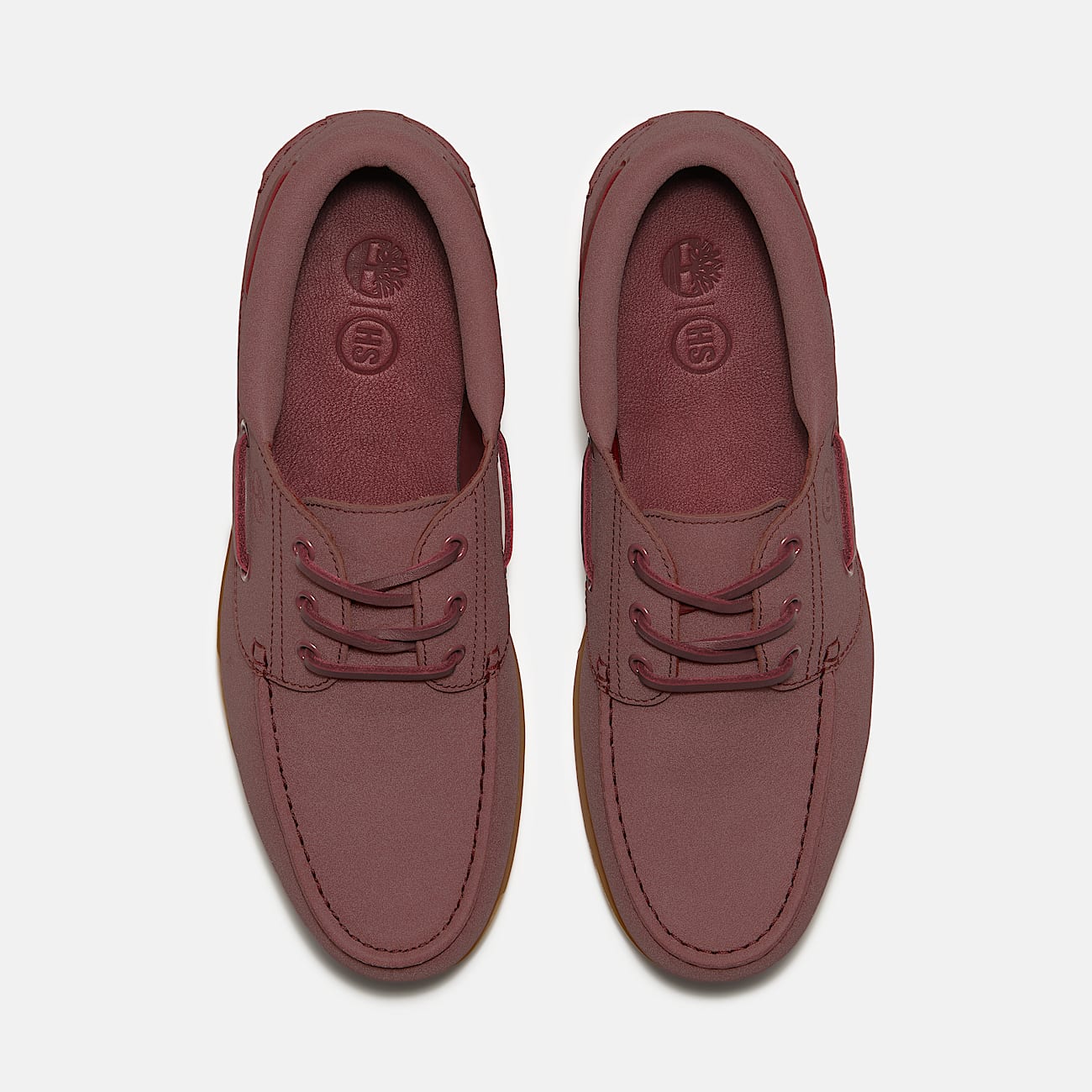 Timberland and HIGHSNOBIETY Bootsschuh mit drei sen und Profilsohle fr Herren in Dunkelrot TBL Rot ALT2