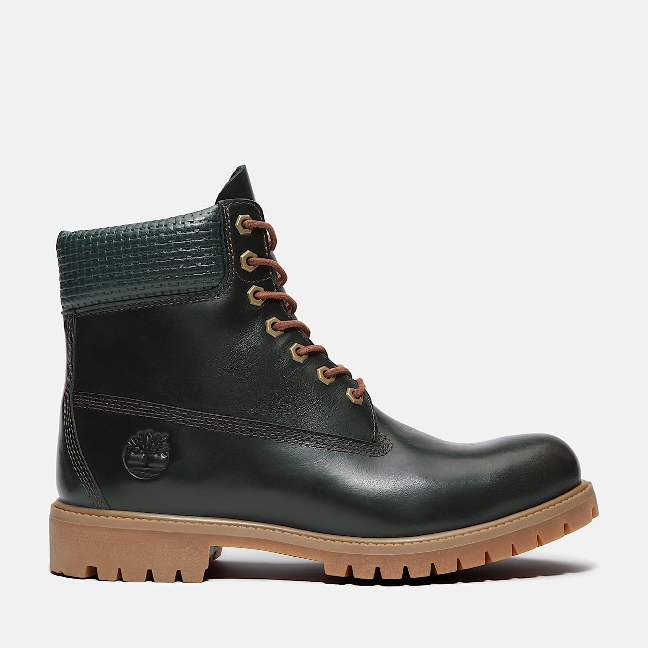 Timberland Premium 6Inch Waterproof Boot for Men in Dark Green TBL Green HERO