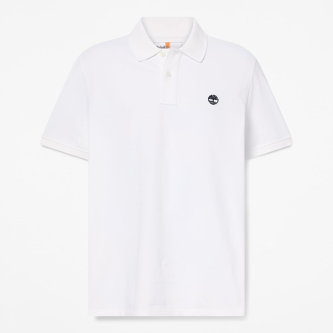 Millers River Short-Sleeve Pique Polo Shirt for Men in White - 1