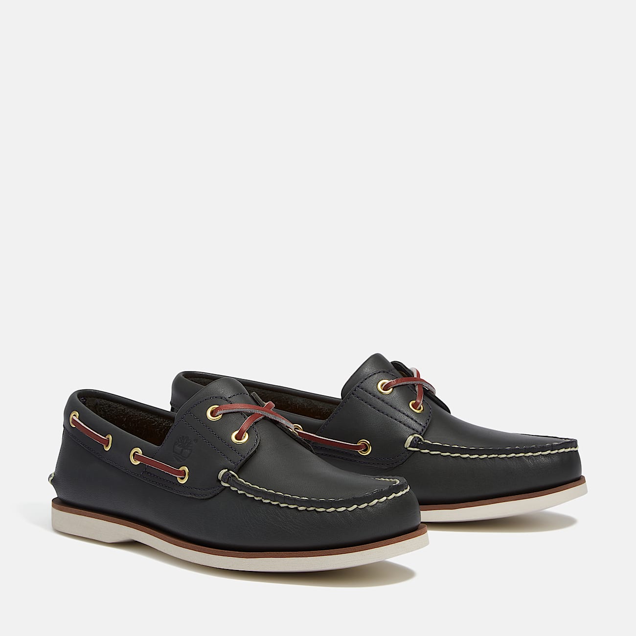 Classic 2-Eye Boat Shoe for Men in Blue - 4