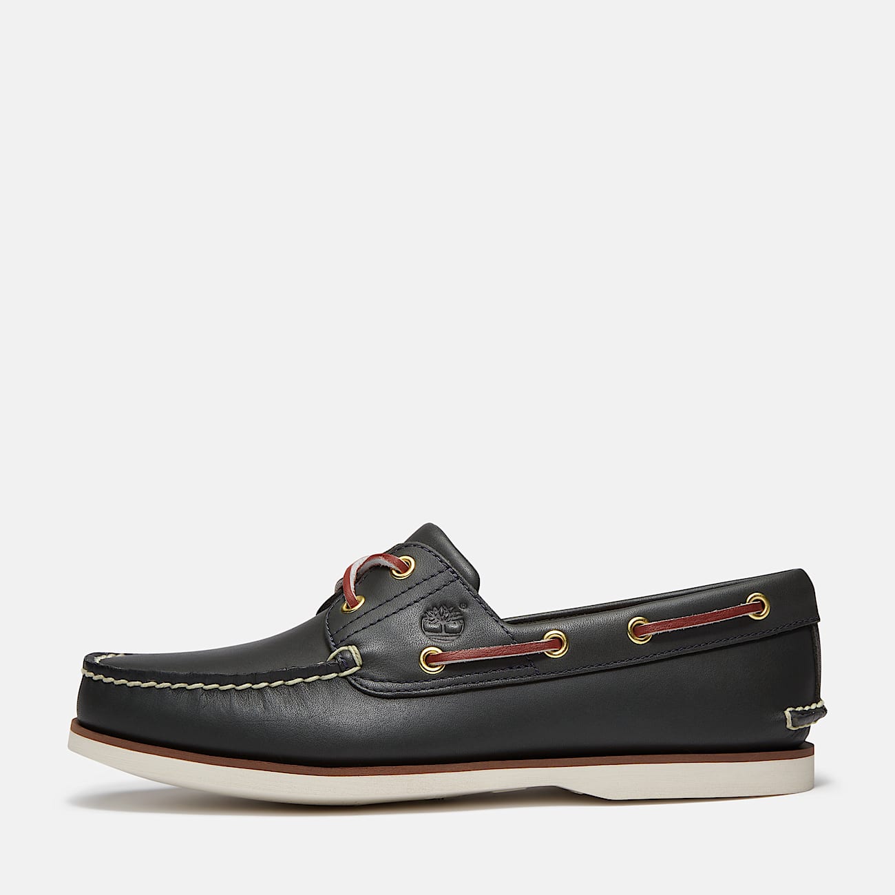 Classic 2-Eye Boat Shoe for Men in Blue - 8