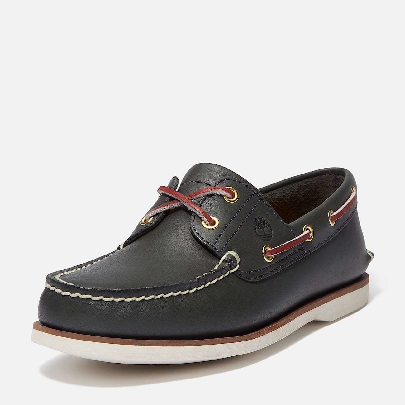 Classic 2-Eye Boat Shoe for Men in Blue - 9