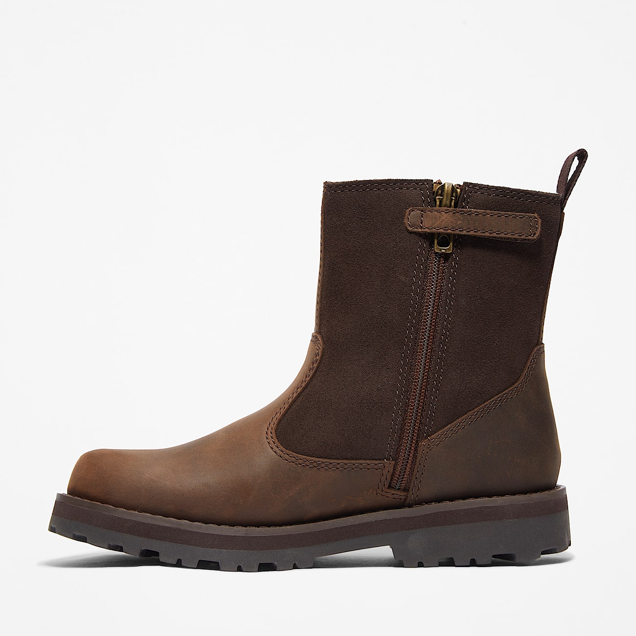 Courma Kid WarmLined Boot for Youth in Dark Brown TBL Brown ALT6