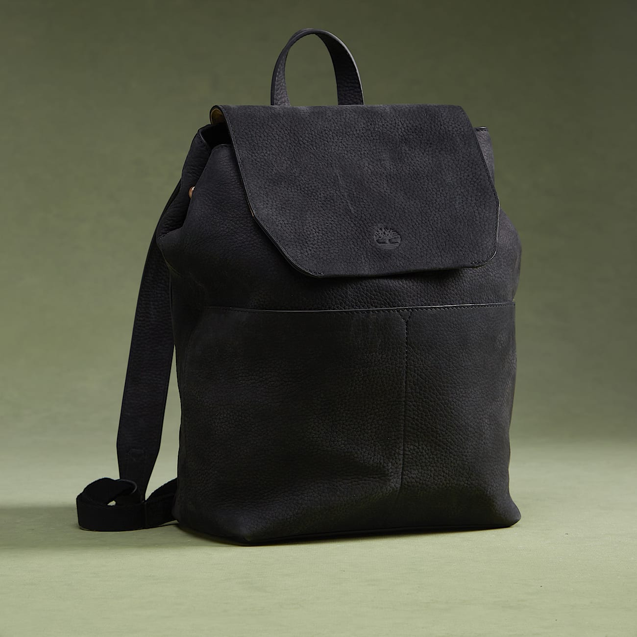 11-Liter-Rucksack aus weichem Leder in Schwarz - 1
