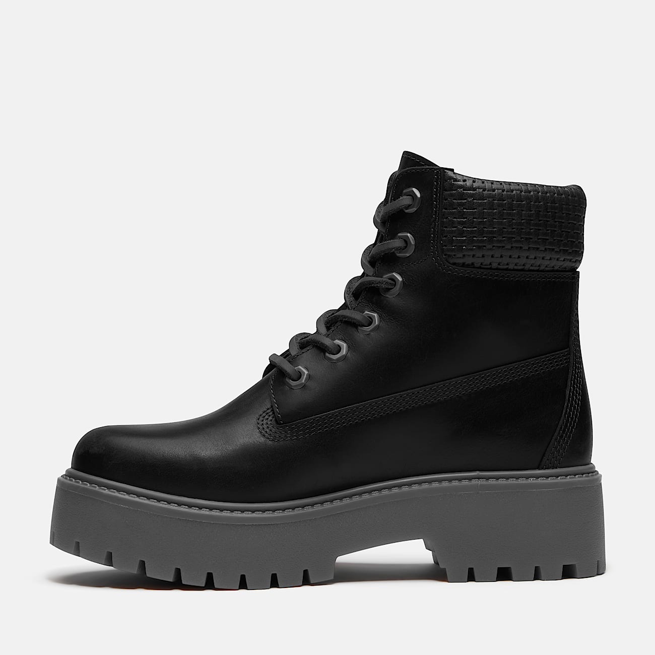 Stone Street 6 Inch Waterdichte Boot met plateauzool voor dames in zwart - 6