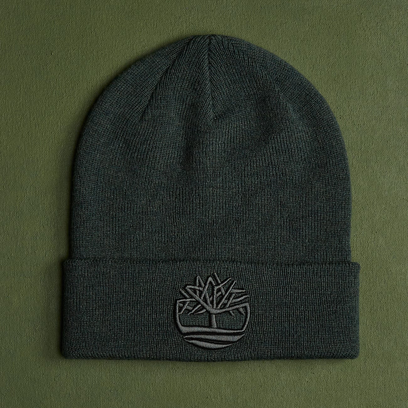 3D Embroidered Beanie in Black TBL Black MKTG1