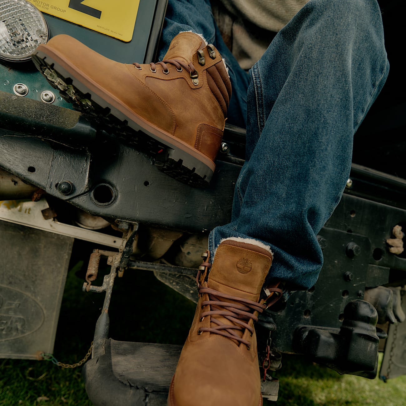 Halbhoher wasserdichter Britton Road Boot fr Herren in Braun TBL Braun MKTG1