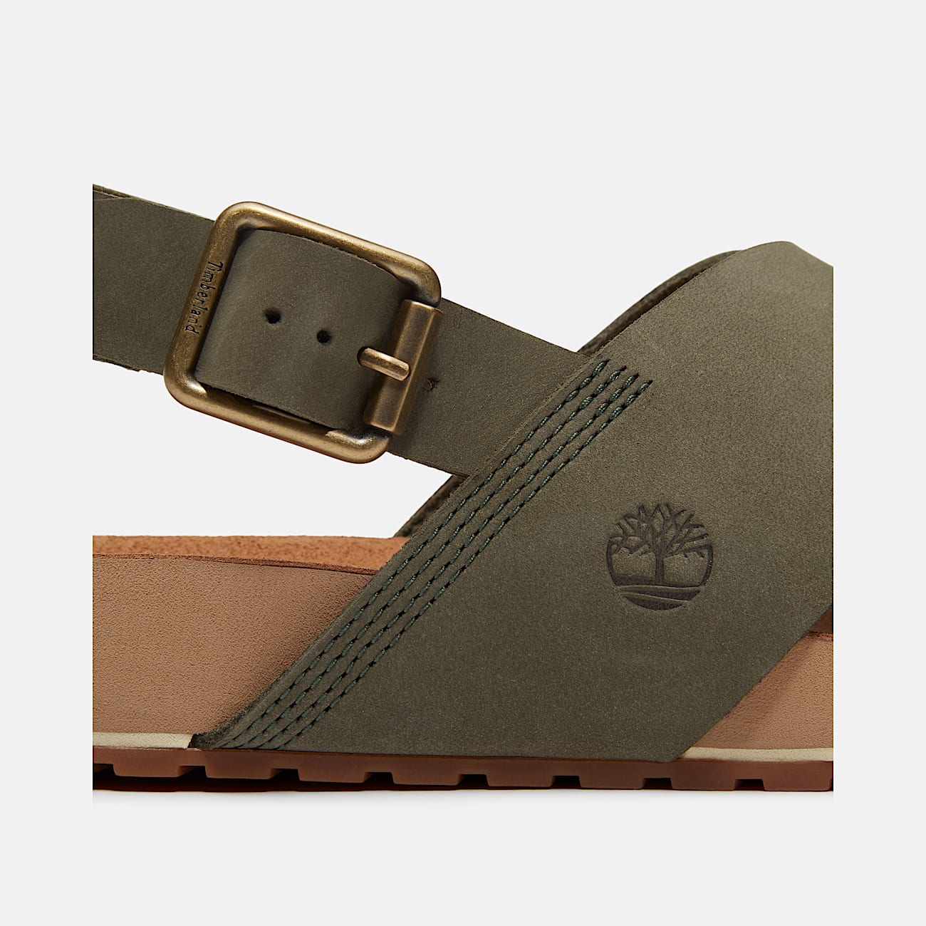 Malibu Waves Basic Backstrap Sandal for Women in Dark Green - 7