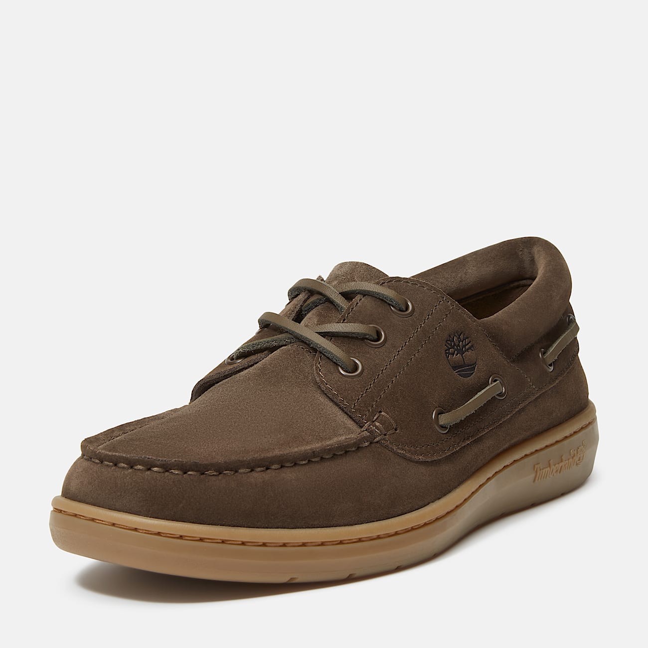 Timberland® Portofino Pier Boat Shoe for Men in Dark Brown/Beige - 10