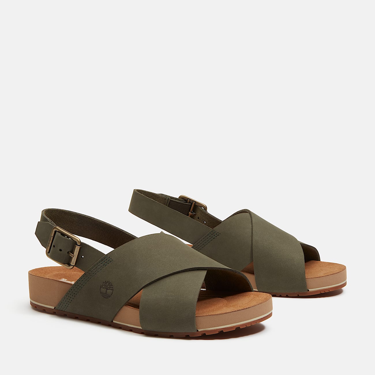 Malibu Waves Basic Backstrap Sandal for Women in Dark Green - 4