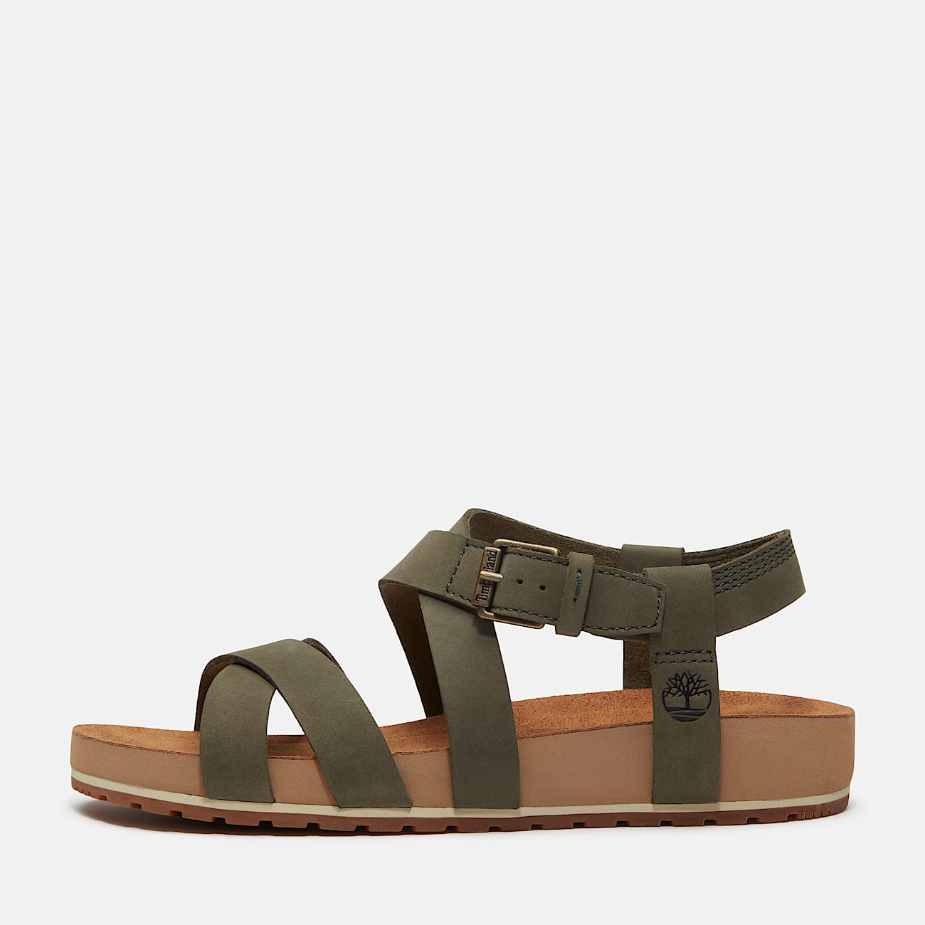 Malibu Waves Sandale mit Fersenriemen fr Damen in Dunkelgrn TBL Grn ALT8