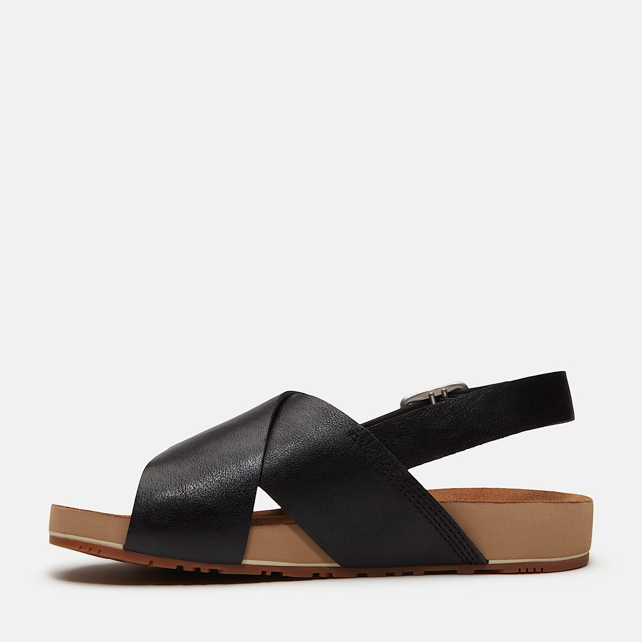 Malibu Waves Basic Backstrap Sandal for Women in Black - 6