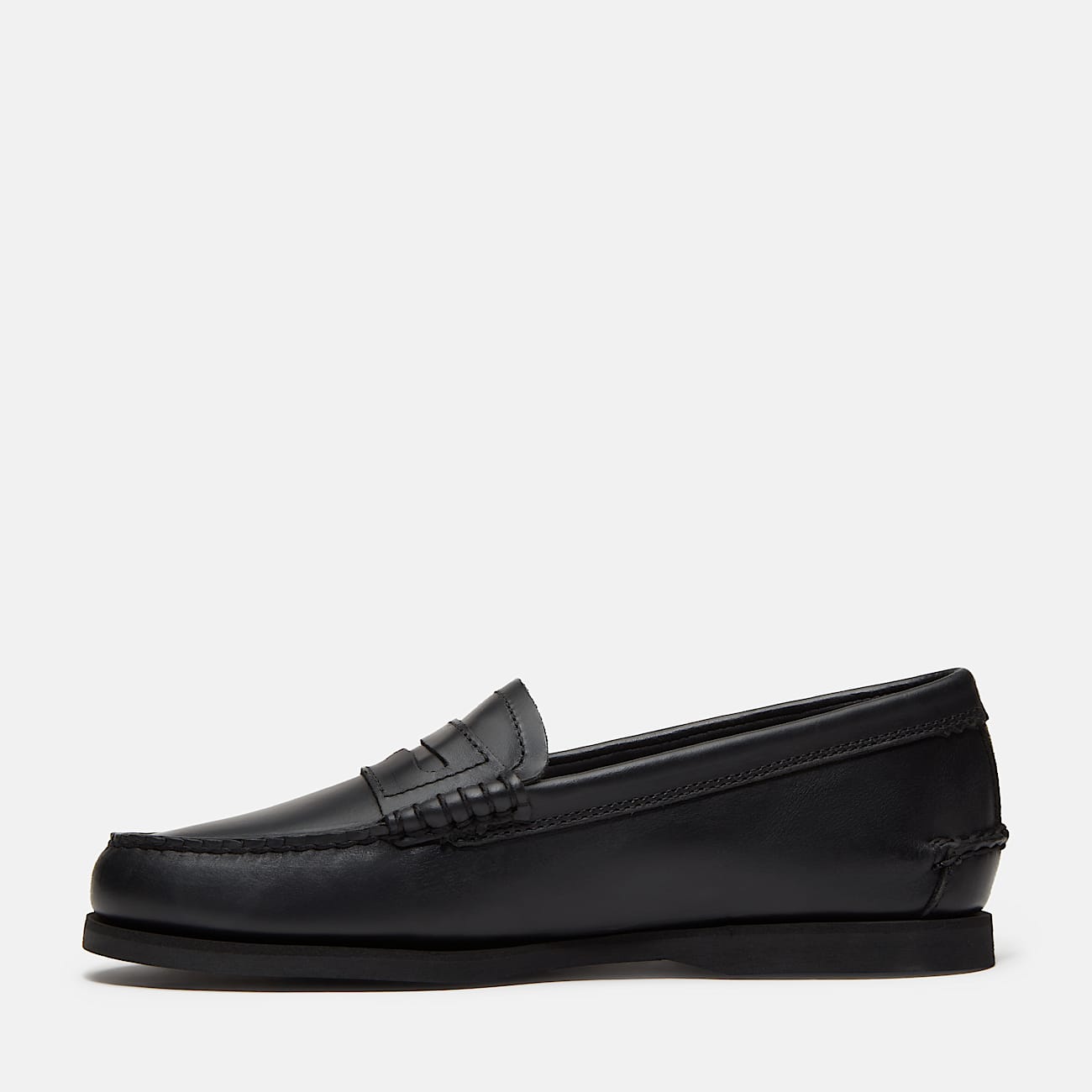 Timberland Classic Boat Loafer for Men in Black TBL Black ALT6