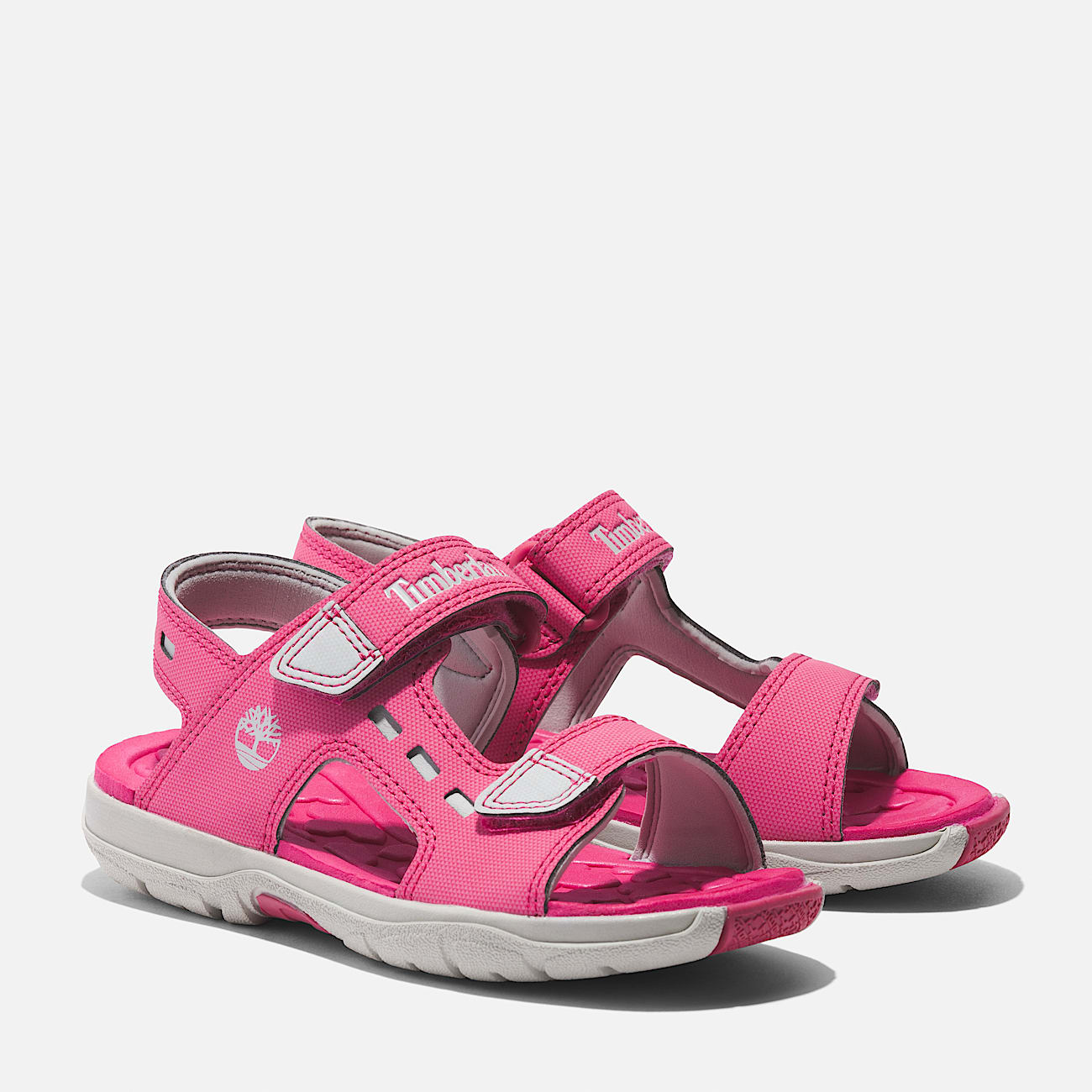 Moss Jump sandal med bagrem til unge i pink TBL Lyserd ALT4