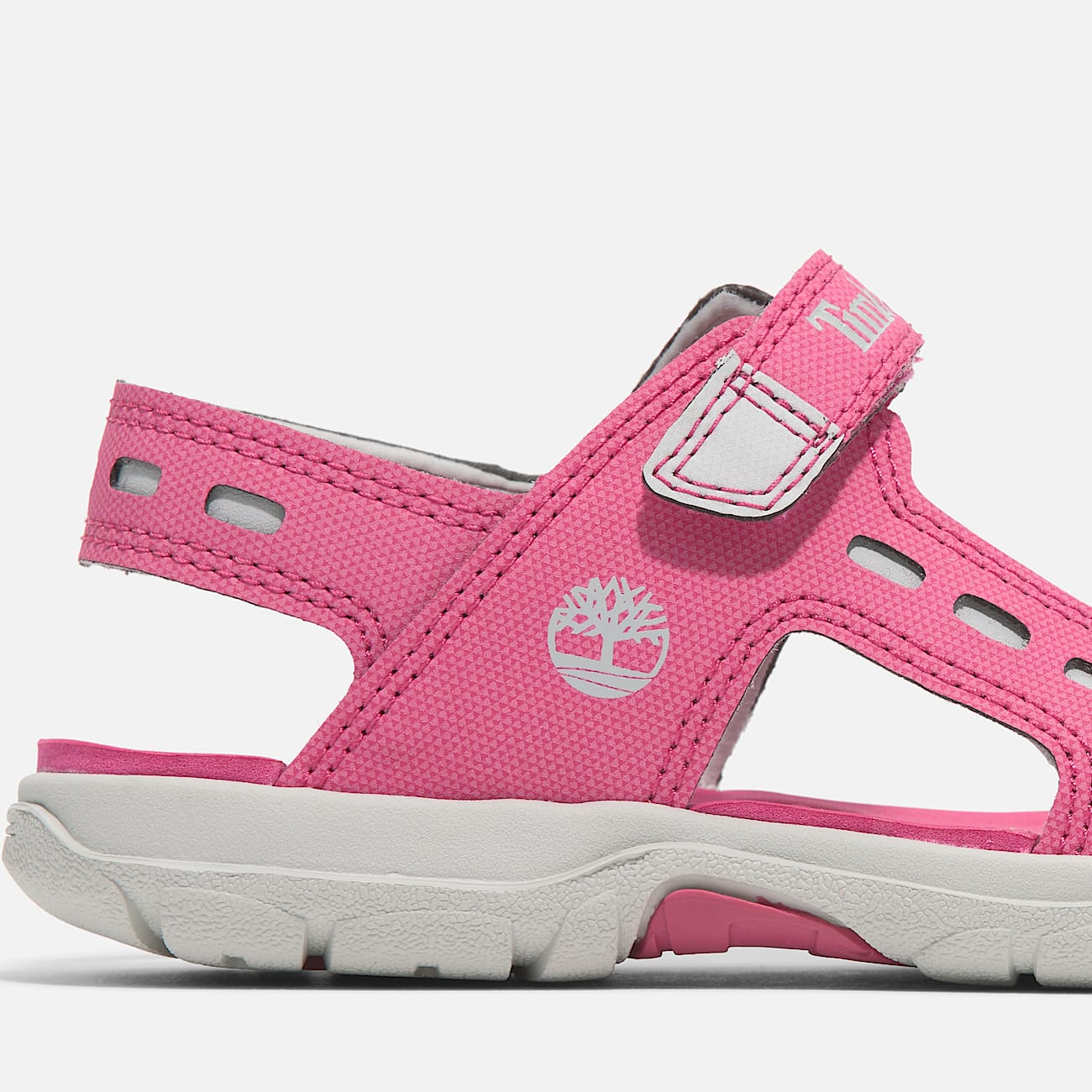 Moss Jump sandal med bagrem til smbrn i pink TBL Lyserd ALT7