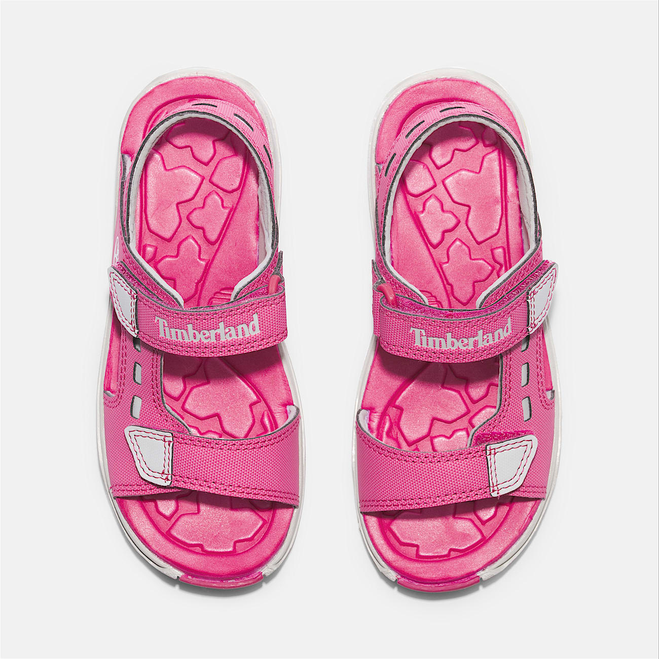 Moss Jump sandal med bagrem til unge i pink TBL Lyserd ALT2