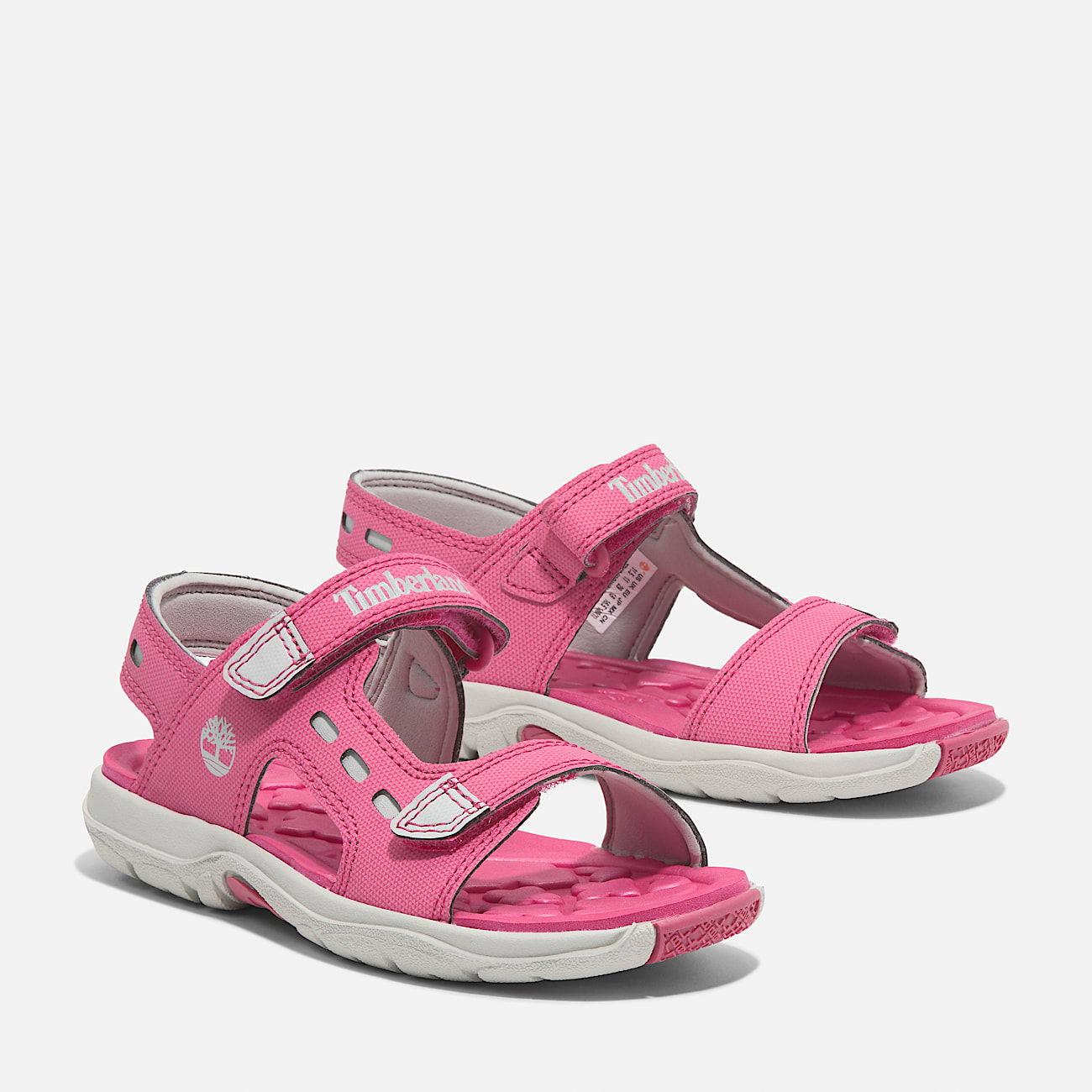 Moss Jump sandal med bagrem til smbrn i pink TBL Lyserd ALT4