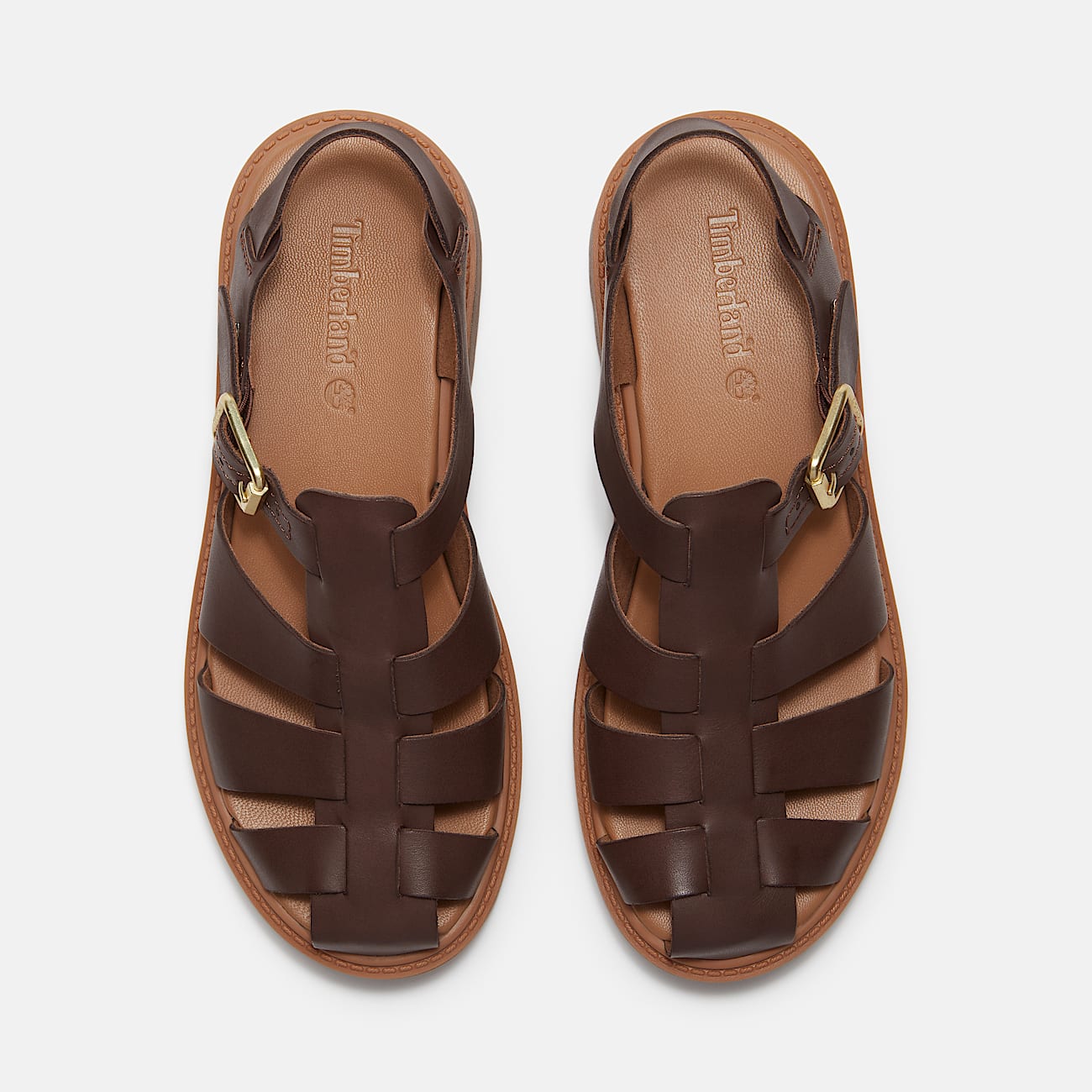 Stone Street Fisherman-Sandale mit Plateausohle für Damen in Dunkelbraun - 2