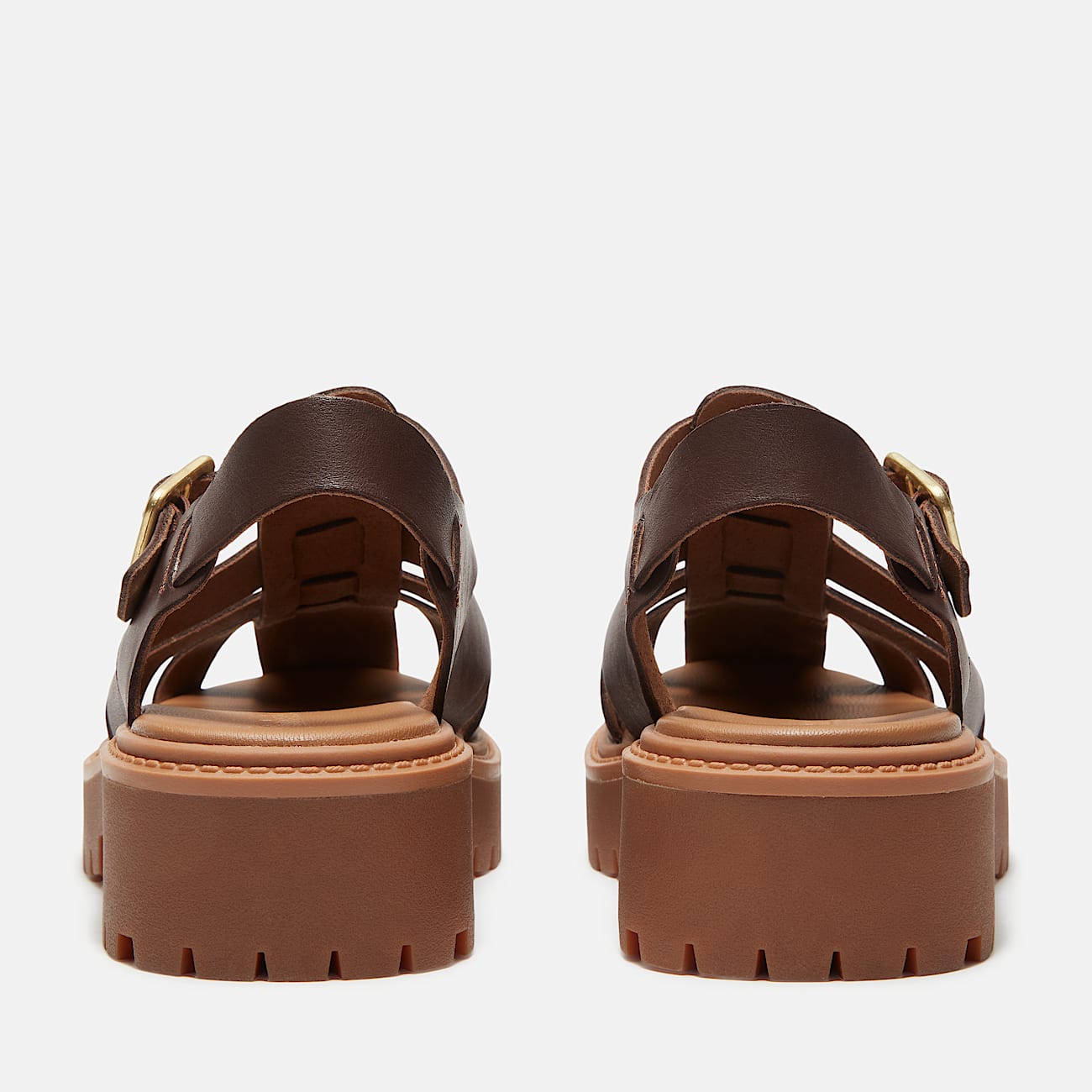 Stone Street Fisherman-Sandale mit Plateausohle für Damen in Dunkelbraun - 5