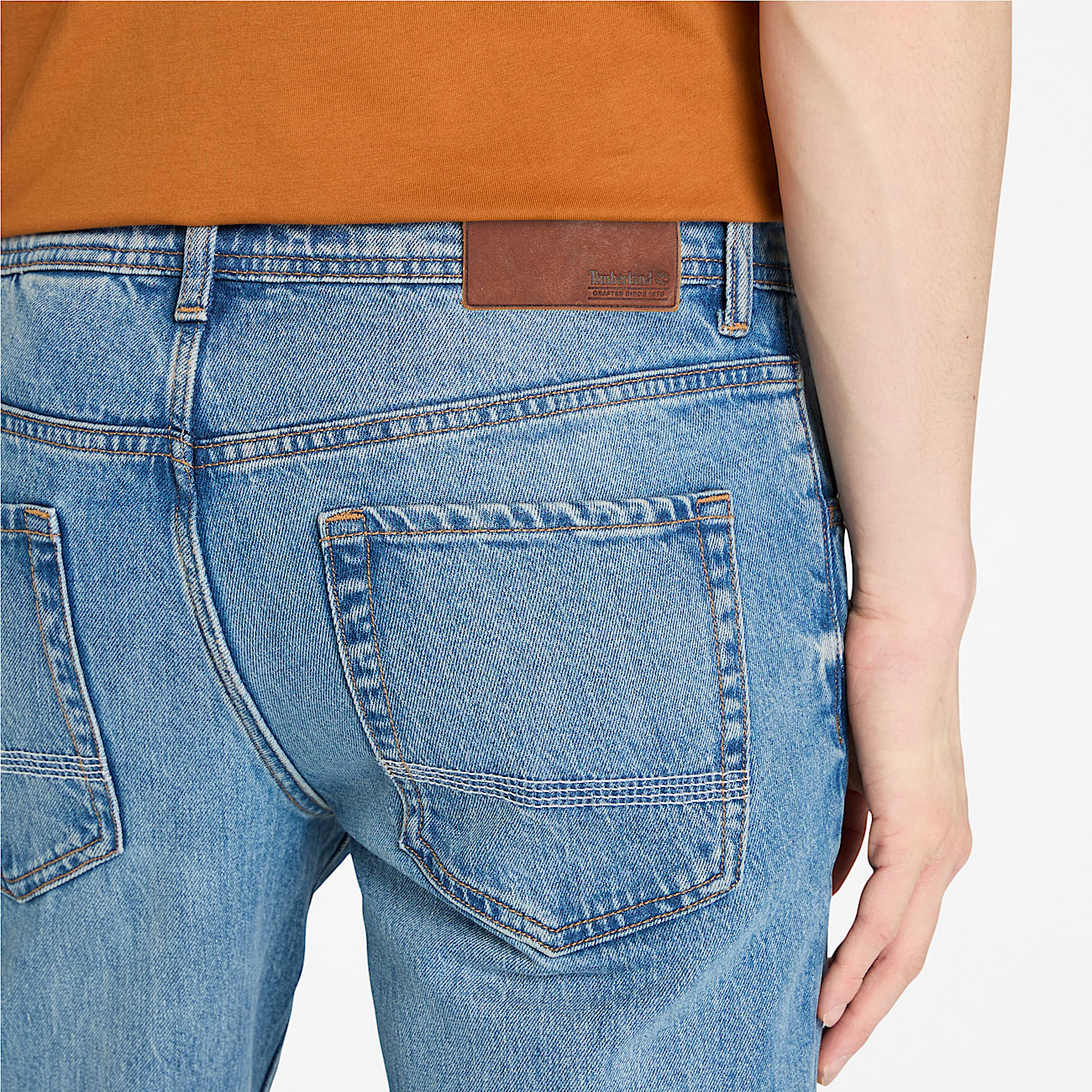 Sandown Slim Denim Trouser for Men in Light Blue - 3