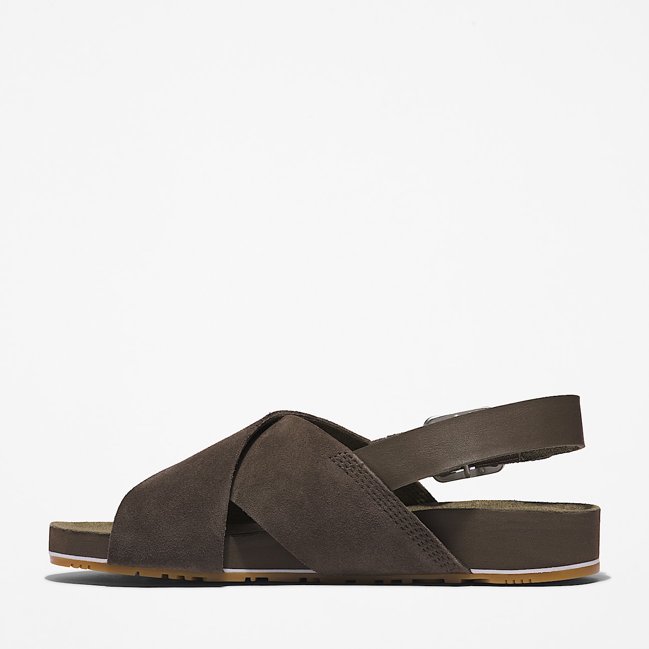 Malibu Waves Basic-Sandale mit Fersenriemen für Damen in Kaki - 6