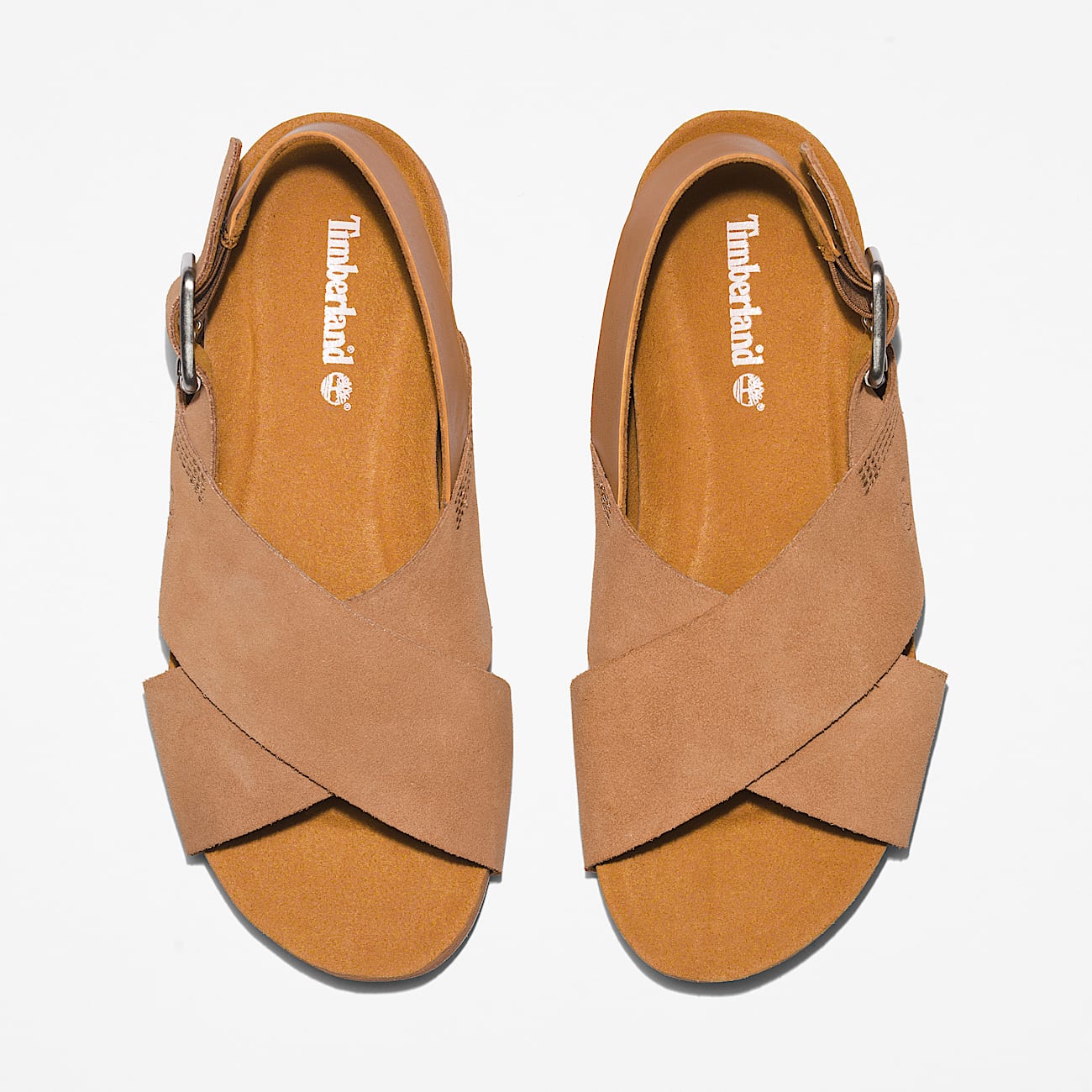 Malibu Waves Basic sandal med bagrem til kvinder i lysebrun TBL Brun ALT2