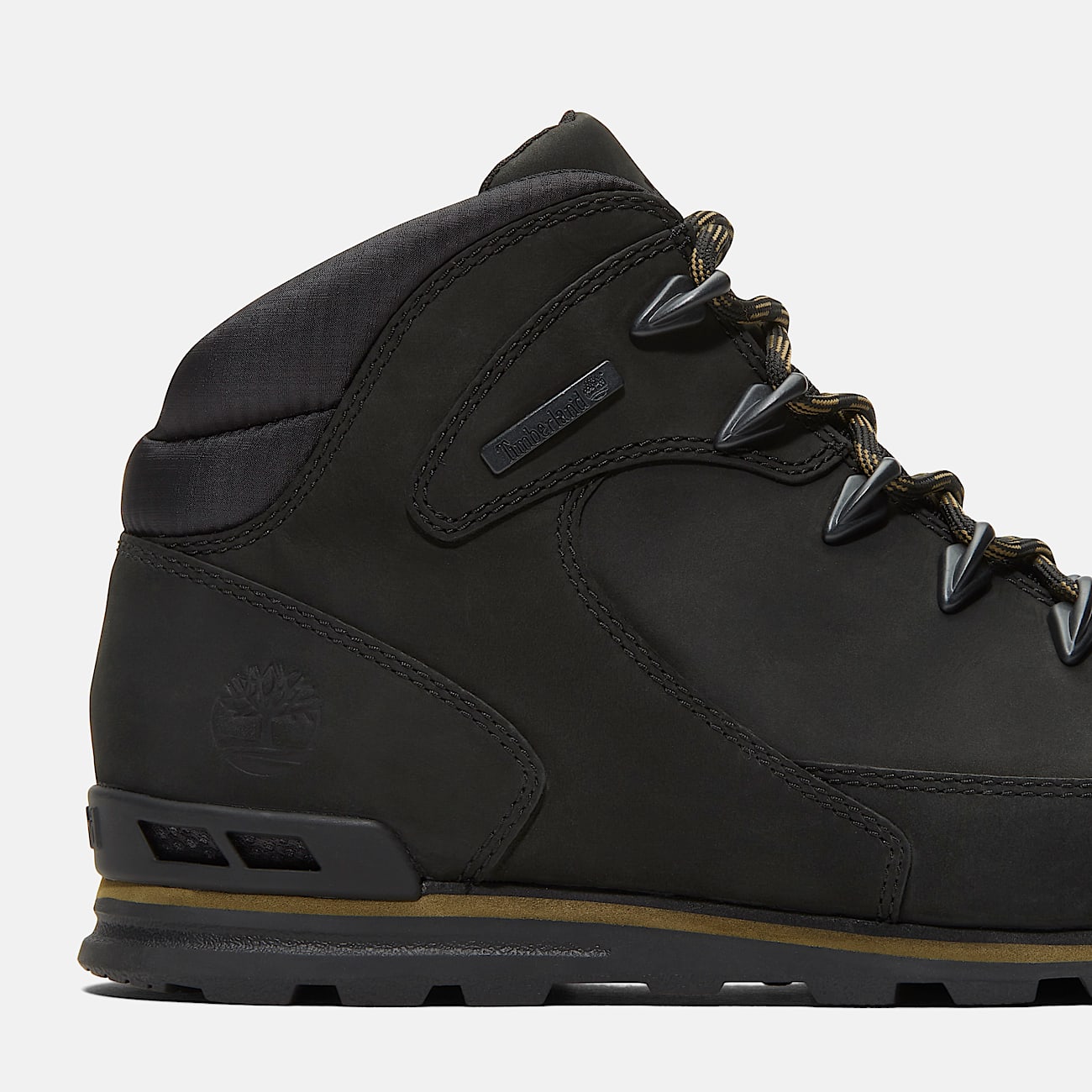 Euro Rock Mid Hiking Boot for Men in Black TBL Black ALT7