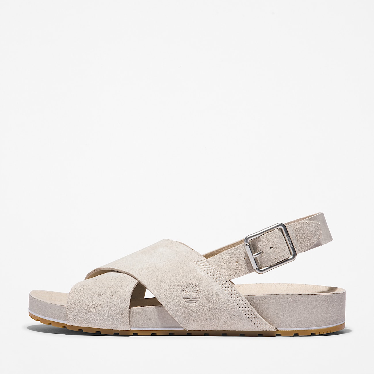 Malibu Waves Basic-Sandale mit Fersenriemen für Damen in Beige - 8