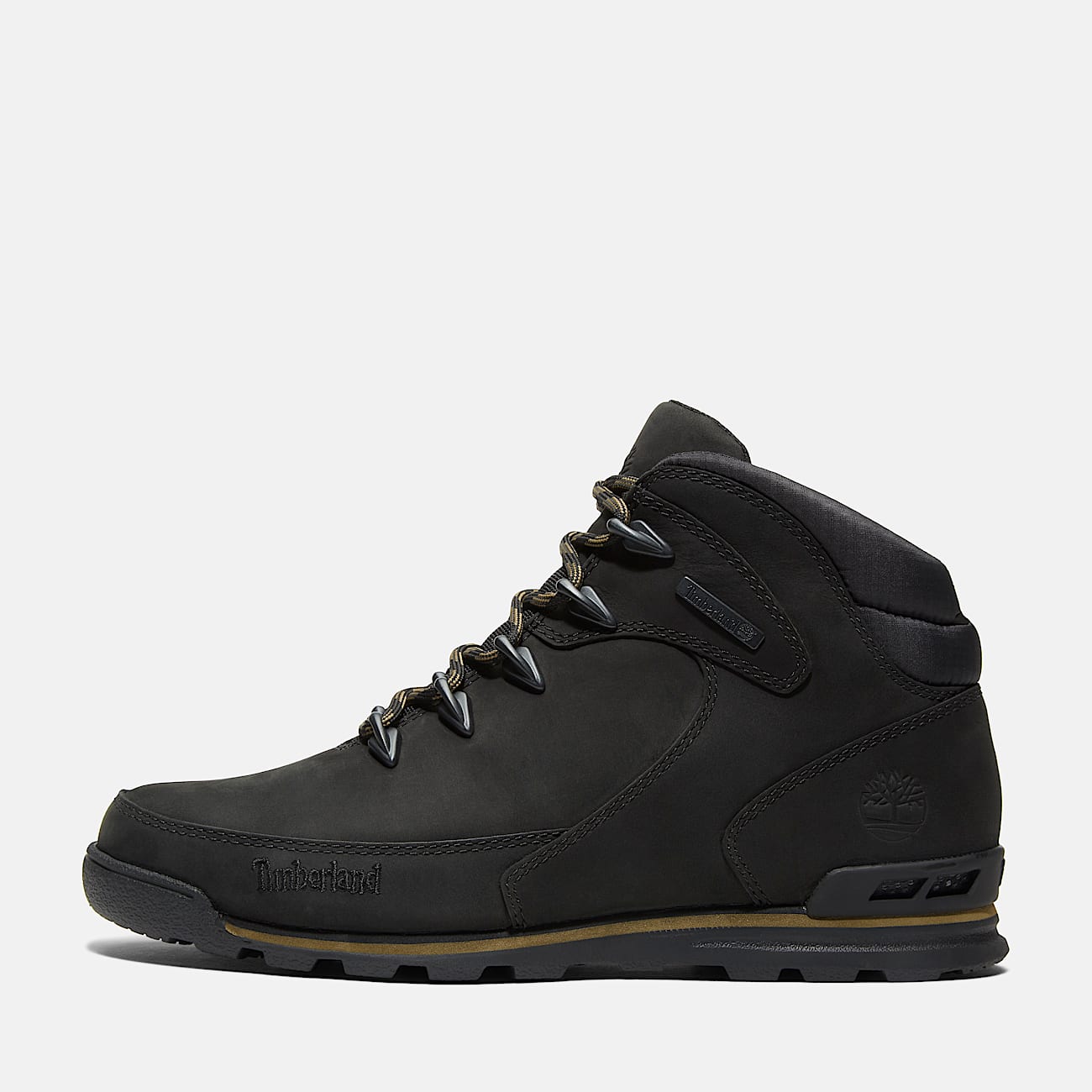 Euro Rock Mid Hiking Boot for Men in Black TBL Black ALT8