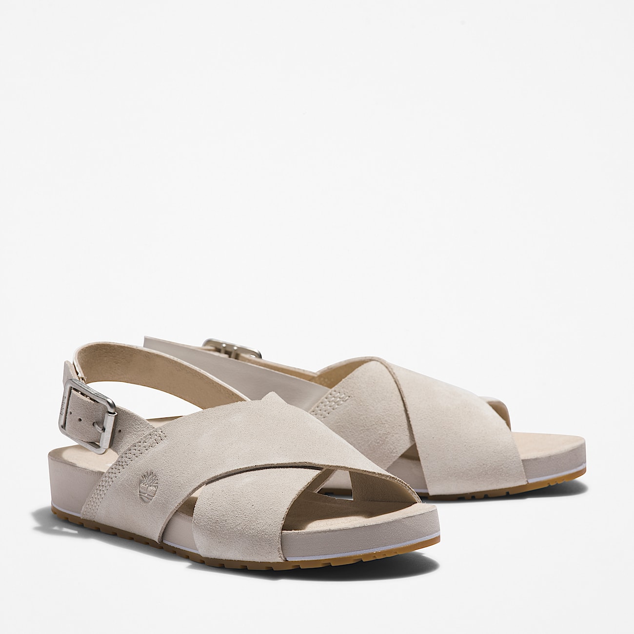 Malibu Waves Basic-Sandale mit Fersenriemen für Damen in Beige - 4