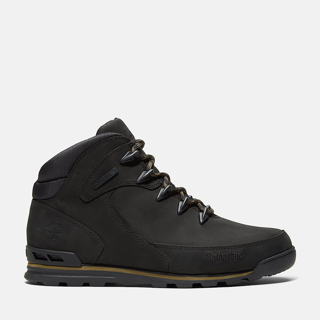 Euro Rock Mid Hiking Boot for Men in Black TBL Black HERO