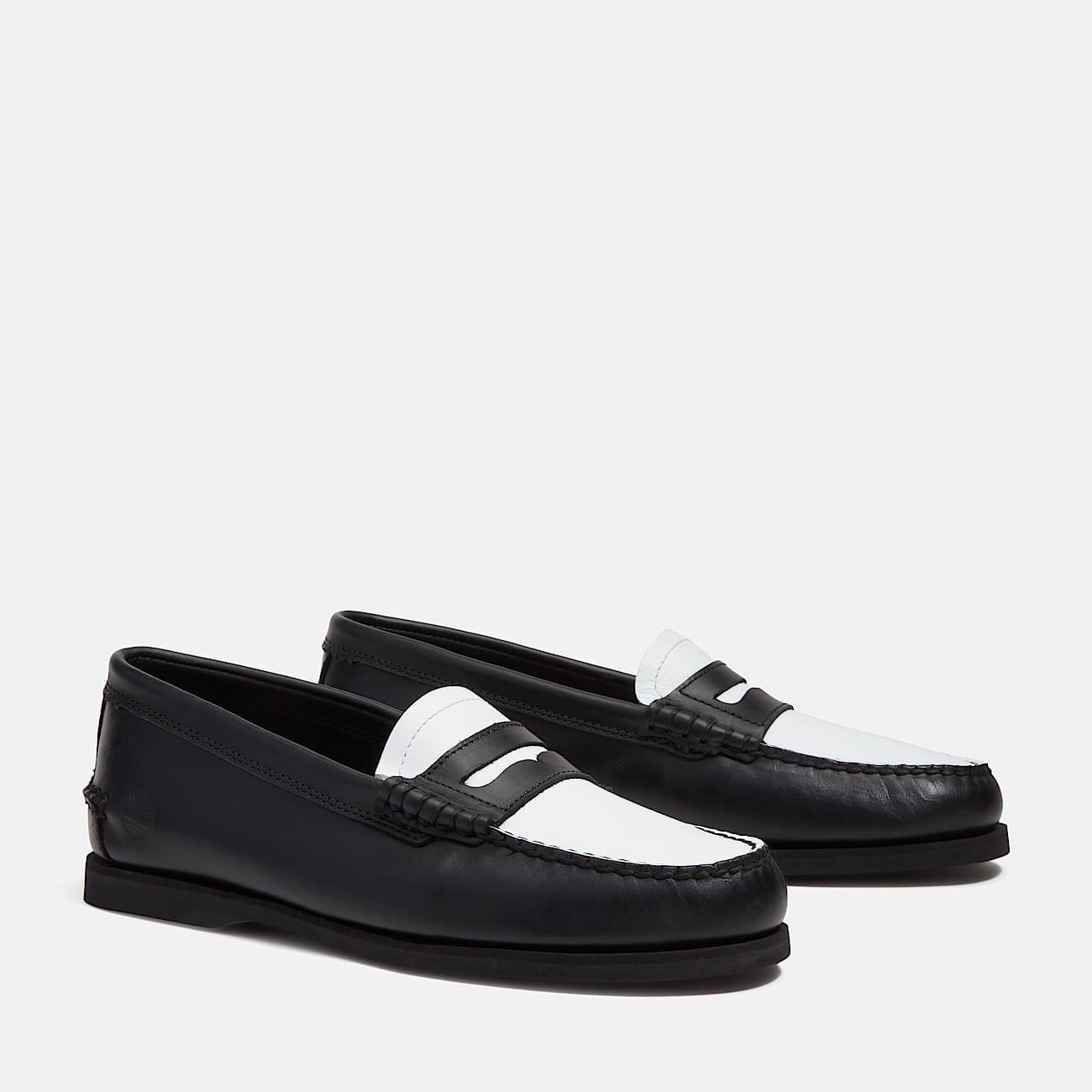 Timberland Classic Boat Loafer for Men in BlackWhite TBL Black ALT4