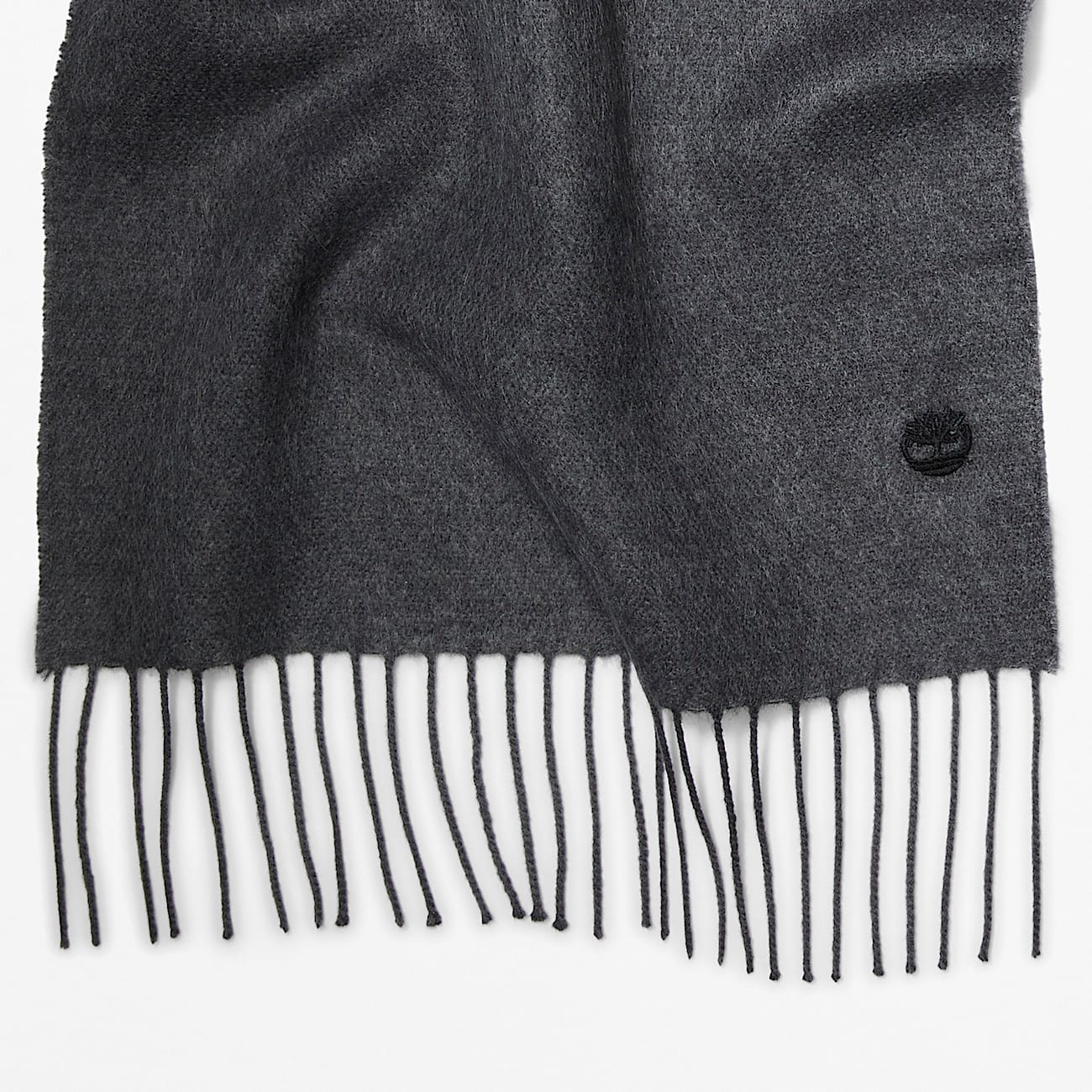 Solid Woven Scarf in Dark Grey TBL Grey ALT2