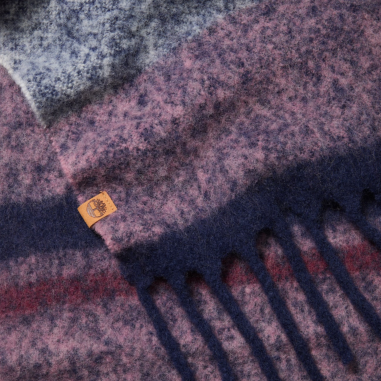 Woven Striped Scarf in Pink TBL Pink ALT1