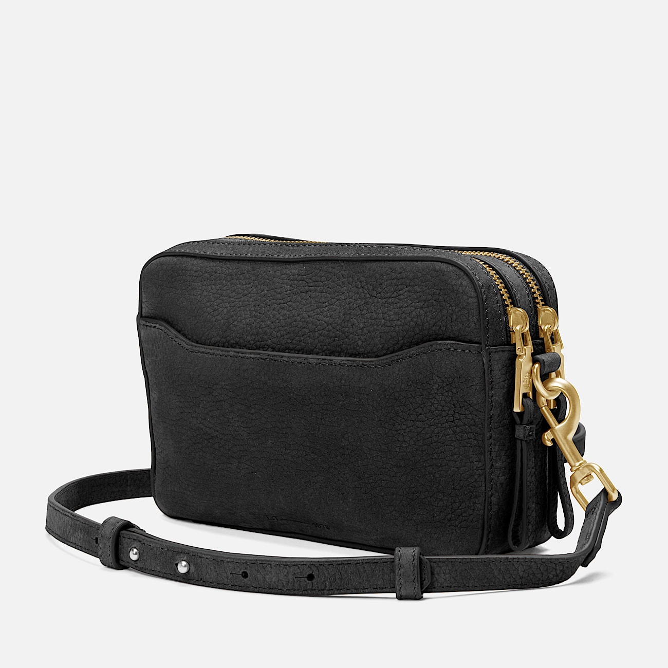 Camera Bag in Morbida Pelle in colore nero - 3